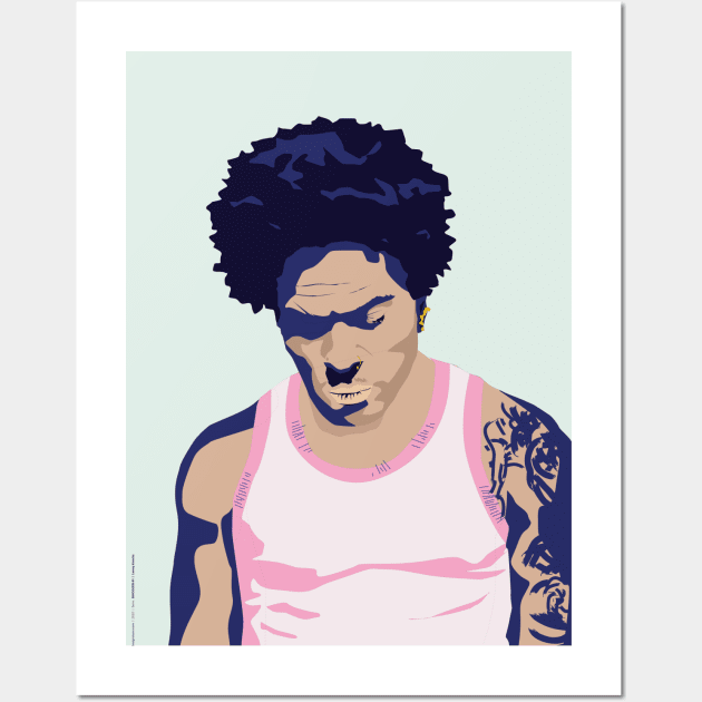 SINGGGER #1  |   Lenny Kravitz Wall Art by DMENTA